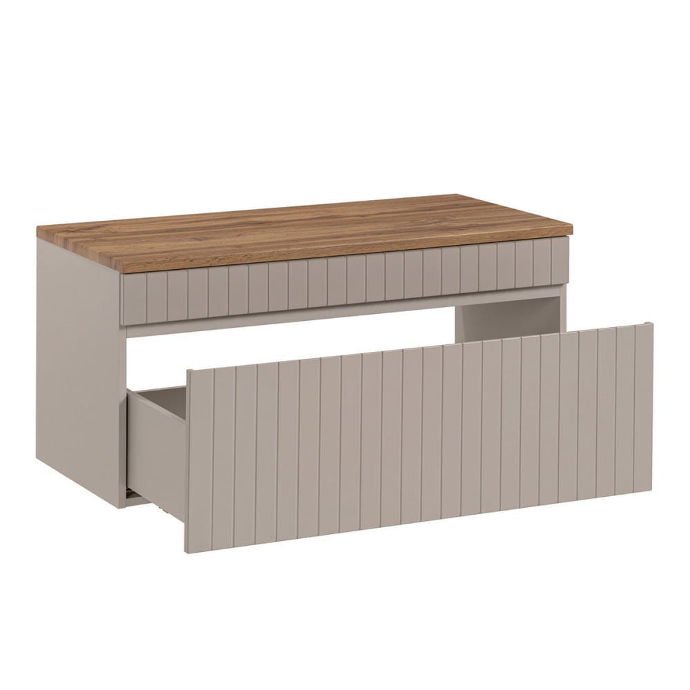 Waschtischunterschrank 100cm MDF Kaschmir - Maisons Du Monde