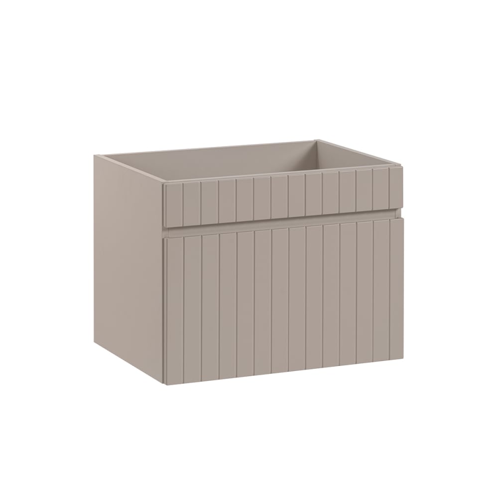 Meuble sous-vasque stratifiés beige