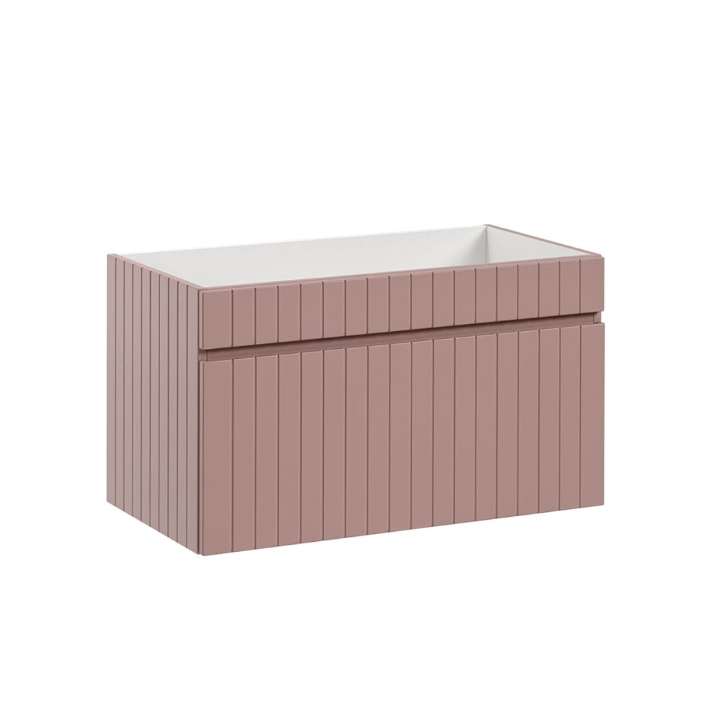 Petits meubles Waschbeckenunterschrank 80cm MDF Rosa Rosa Spanplatte