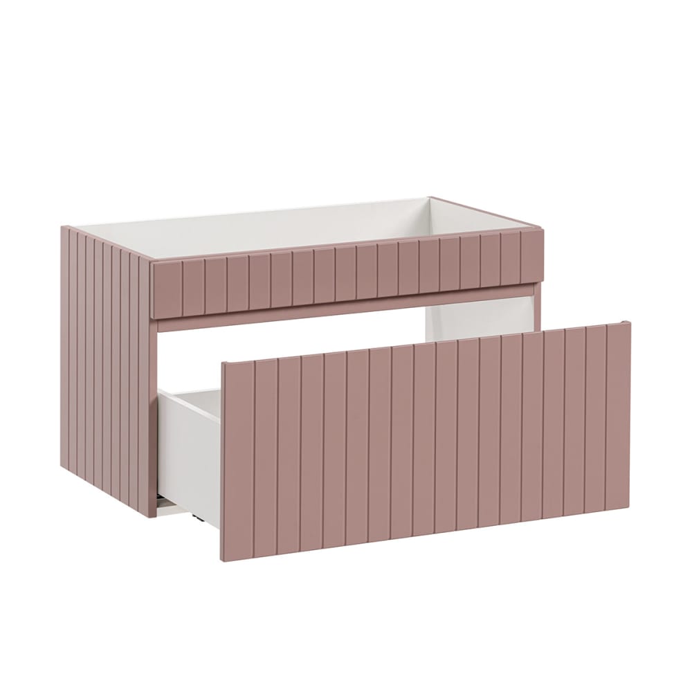 Waschbeckenunterschrank 80cm MDF Rosa - Maisons Du Monde