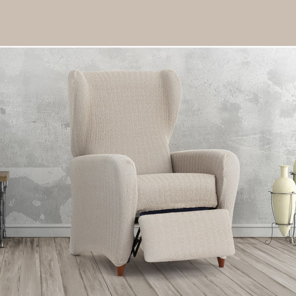 Housse de fauteuil relax extensible lin 60 * 85 cm — vue 4