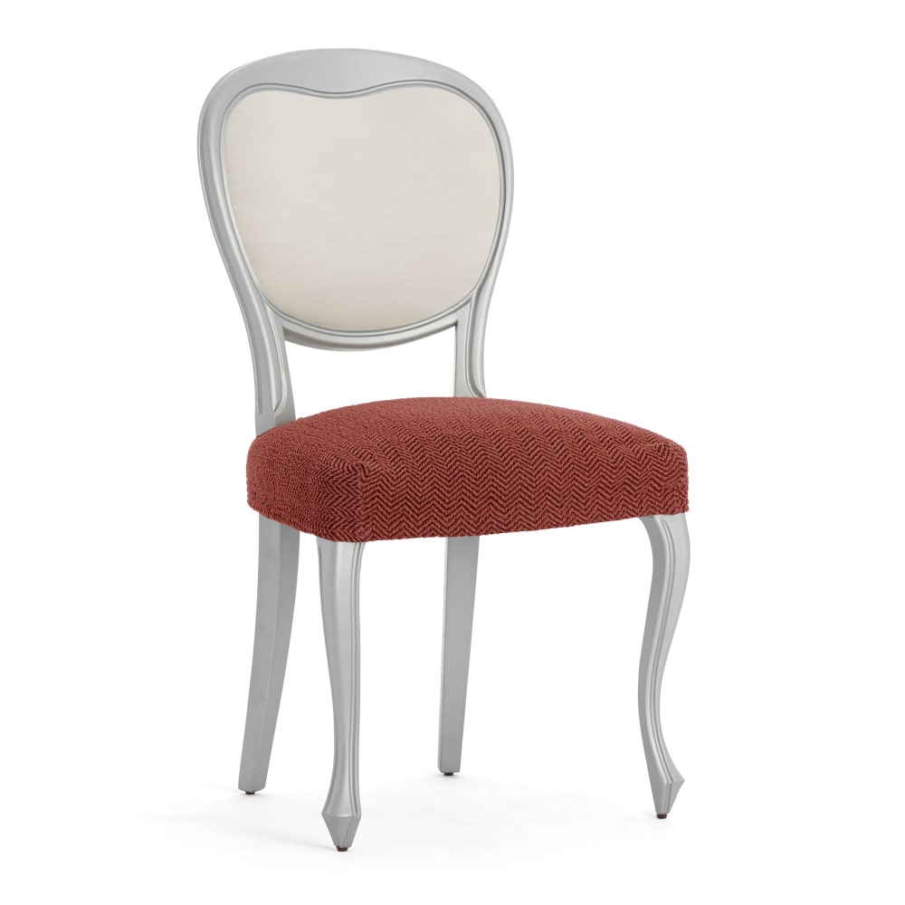 EYSA Housse de chaise Premium . Tissu multiélastique, pack de 2 housses. Couleur chaudière.