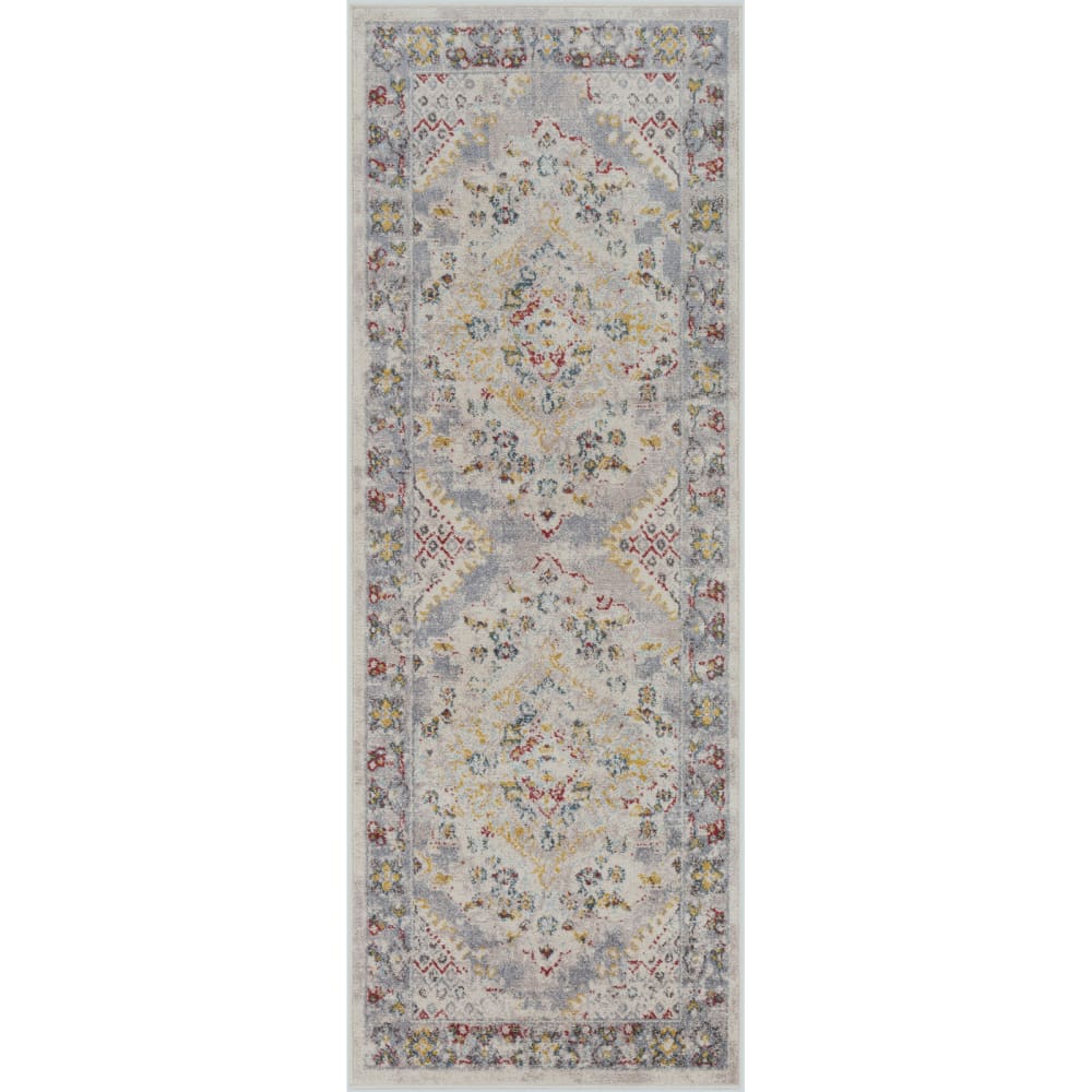 Tapis de Couloir Vintage Oriental Multicolore/Taupe 80x220