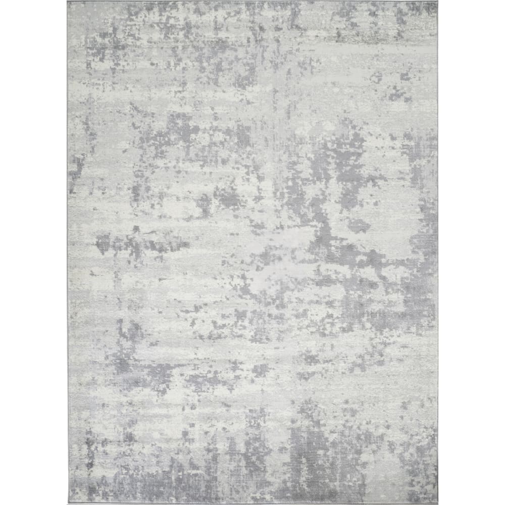 Tapis Abstrait Moderne Gris/Ivoire 140x200