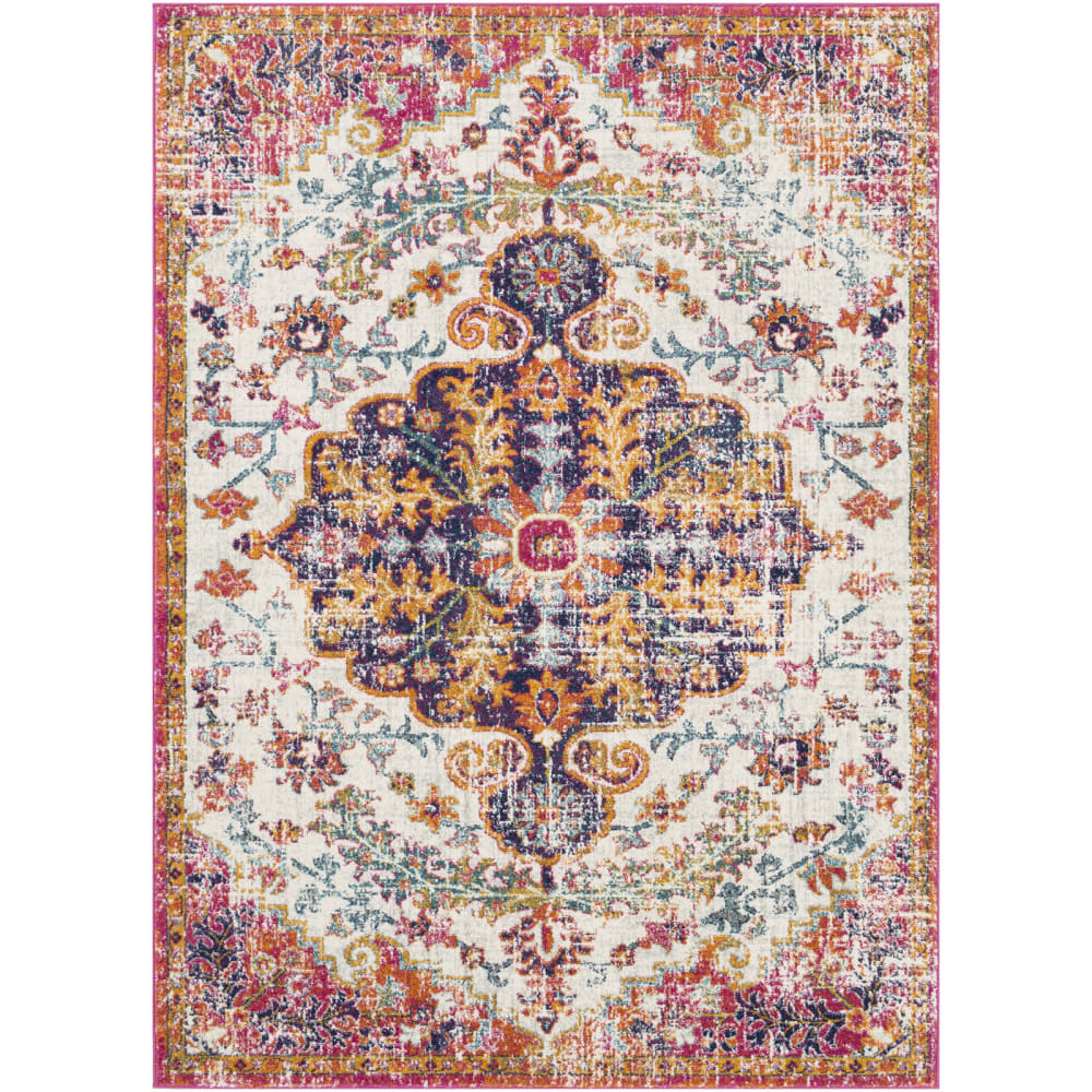 Tapis vintage oriental orange/multicolore 160x220 - Maisons du Monde