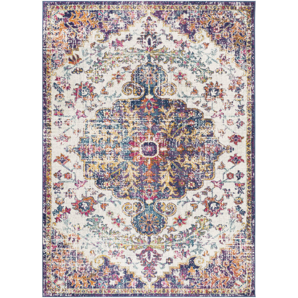 Tapis vintage oriental multicolore/bleu 160x220 - Maisons du Monde