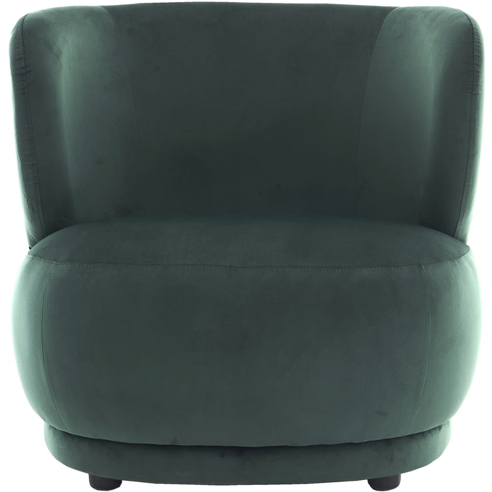 fauteuil en velours vert
