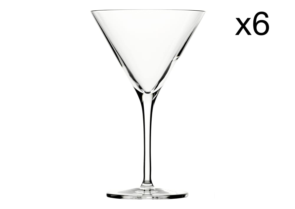 Stolzle 6er Set Cocktailgläser aus Kristallglas, transparent, 25 cl - Kristall