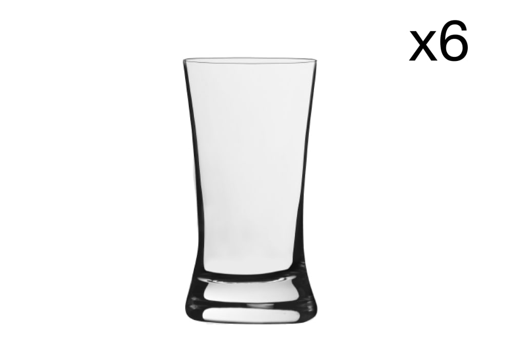 Lot de 6 Verres à shot en Cristallin, transparent, 4,5 cl