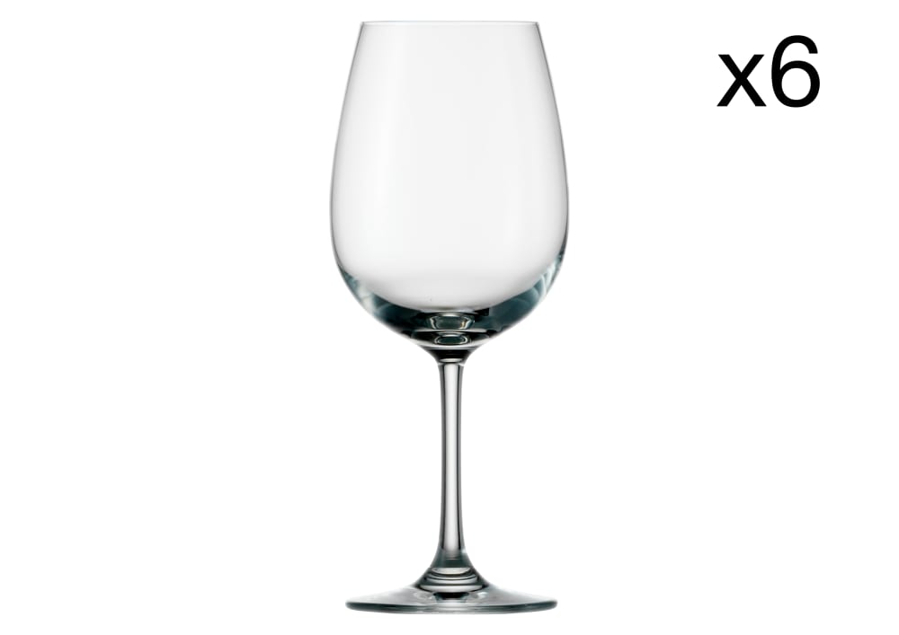 Lot de 6 Verres à vin en Cristallin, transparent, 45 cl