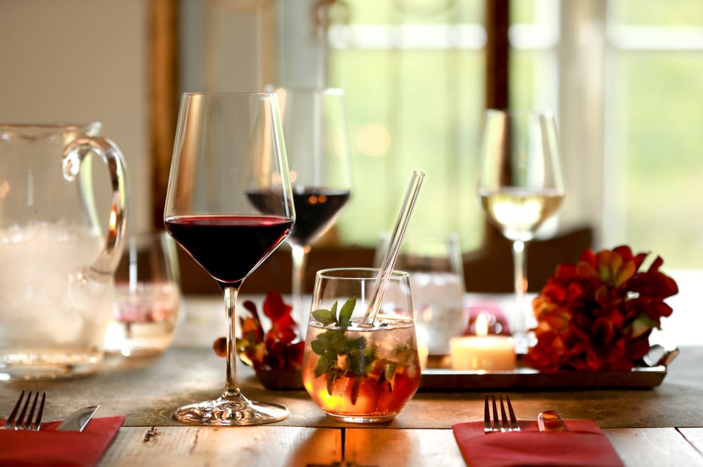 Lot de 6 Verres à vin en Cristallin, transparent, 54 cl - Maisons du Monde