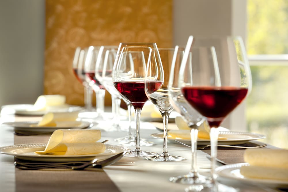 Lot de 6 Verres à vin en Cristallin, transparent, 42 cl - Maisons du Monde