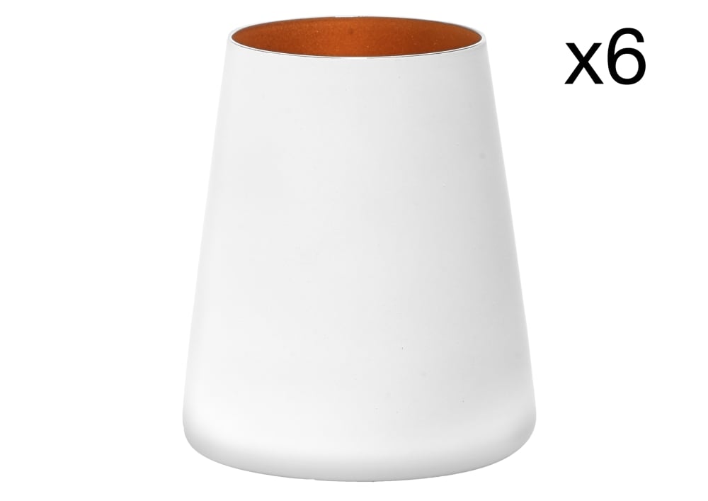 Lot de 6 verres en Cristallin,
