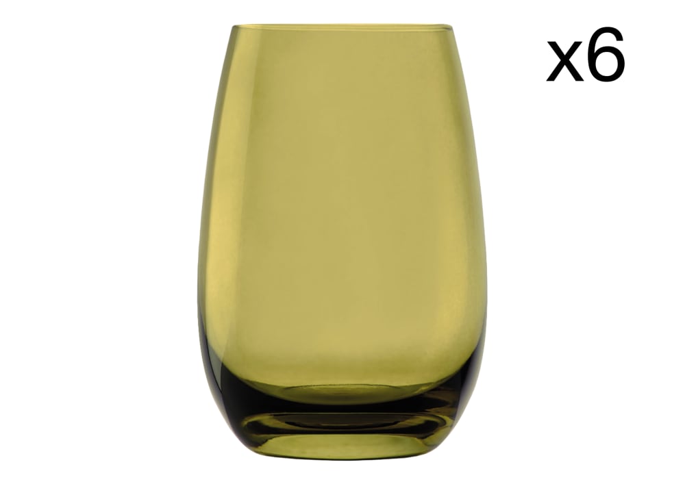 Lot de 6 verres en Cristallin,