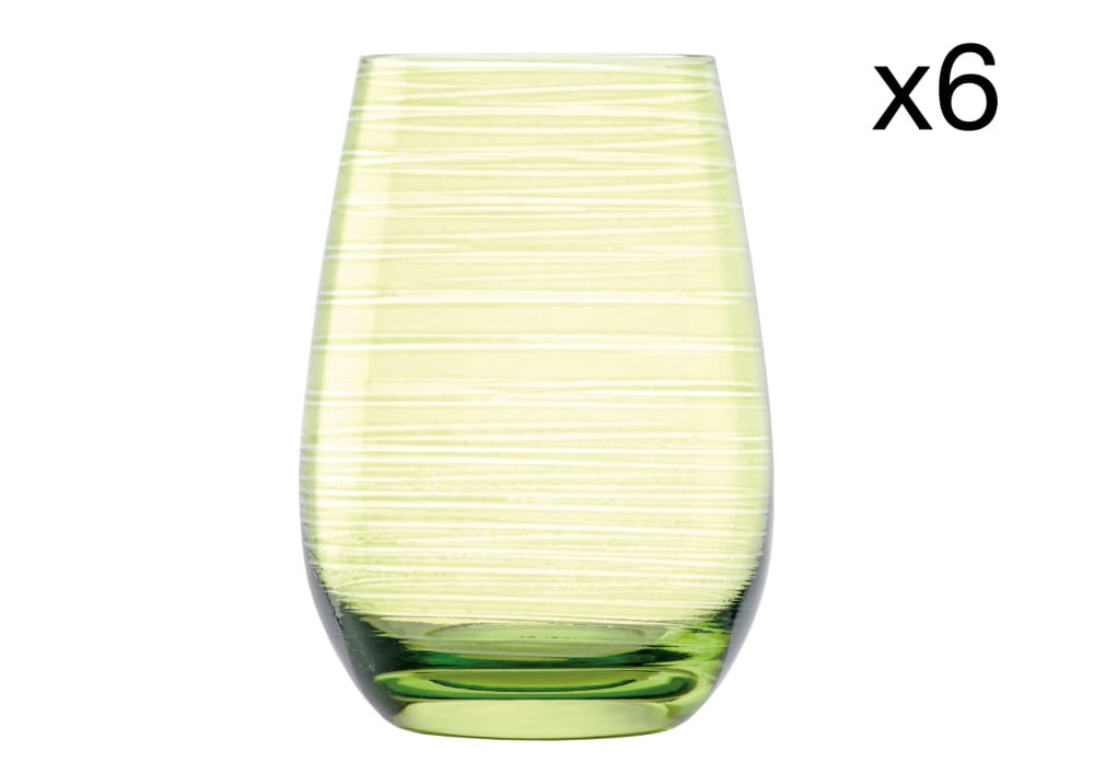 Lot de 6 verres en Cristallin,