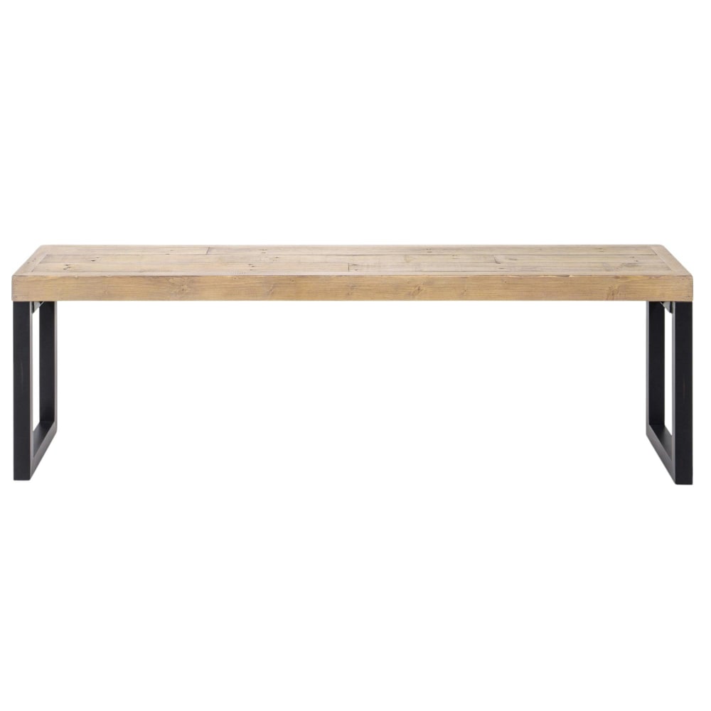 Banc de table industriel