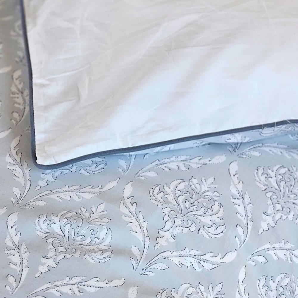 Housse de couette arabesque grise dimension - 240x260 — vue 3