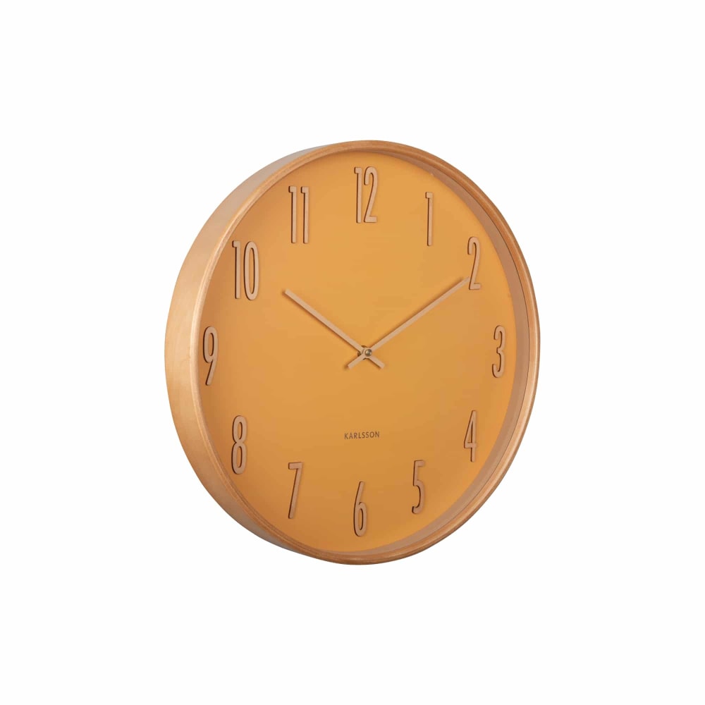 horloge murale en bois