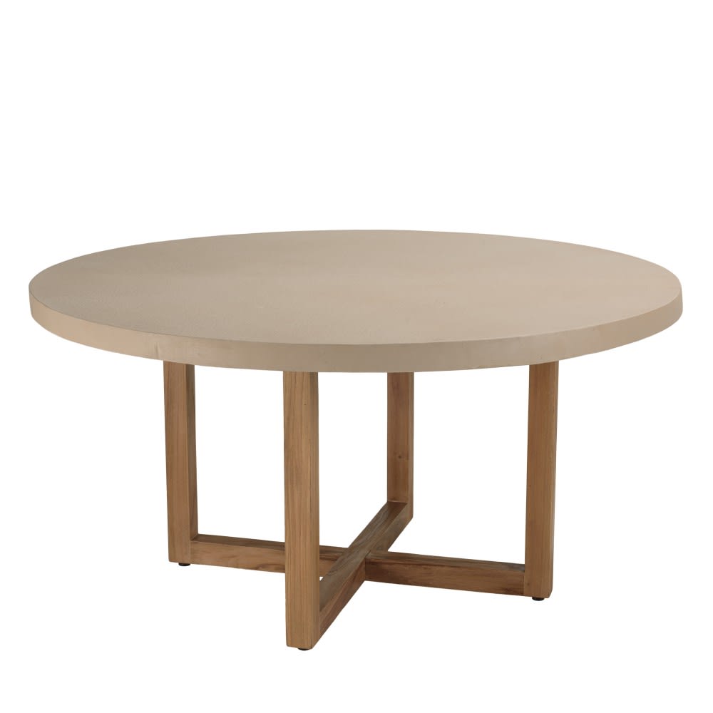 Table … manger ronde - teck