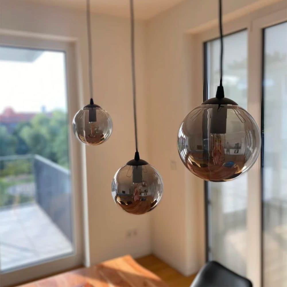 Suspension avec câble mobile et réglable en hauteur gris — vue 4