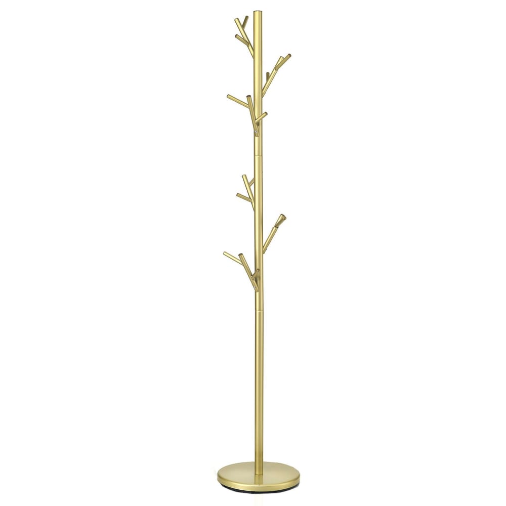 IDIMEX Kleiderständer mit 6 Haken aus Metall, gold style modern - Metall
