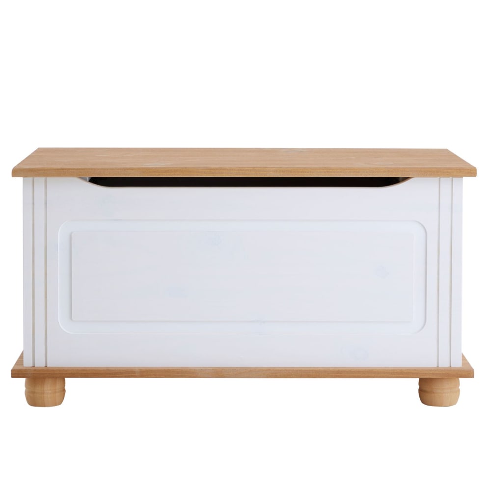 Coffre en bois massif,