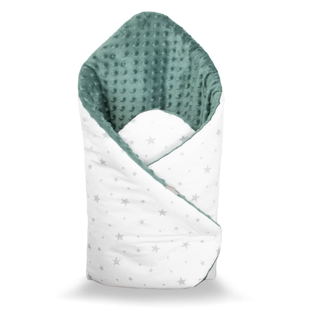 Sevira Kids Puckschlafsack für baby aus baumwolle style classic chic Grün Öko-Tex Zertifikat Baby