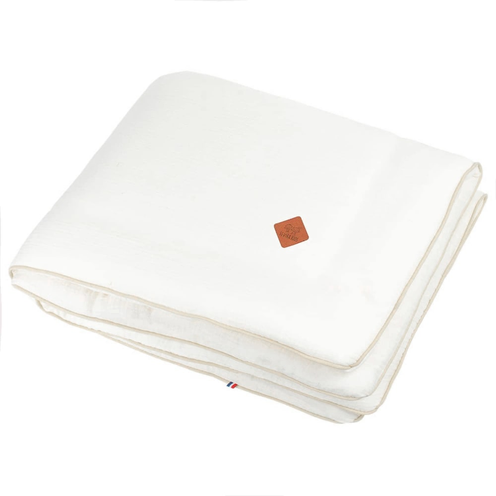 Sevira Kids Meine erste baumwollgazedecke jeanne style classic chic BEIGE BAUMWOLLE Baby