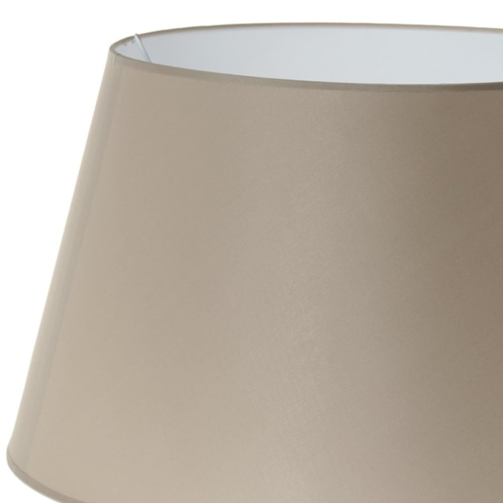 Grand abat jour conique marron clair D36 cm — vue 3