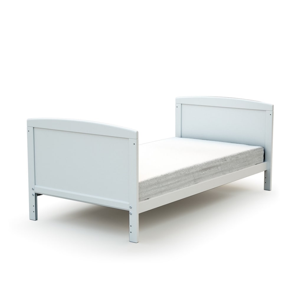Lit bébé évolutif en bois avec matelas en bois blanc - Maisons du Monde