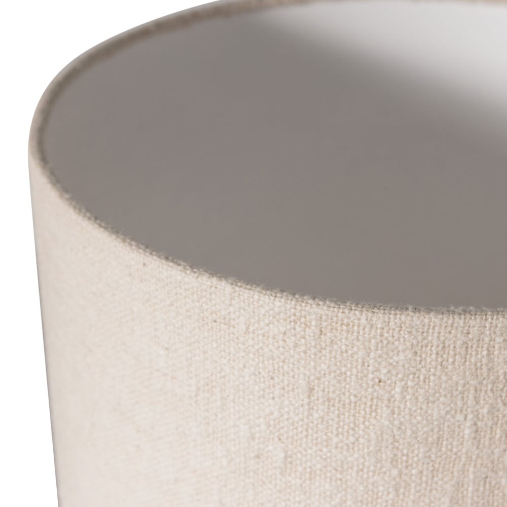 Lampadaire en tissu bouclette h90cm - beige — vue 4