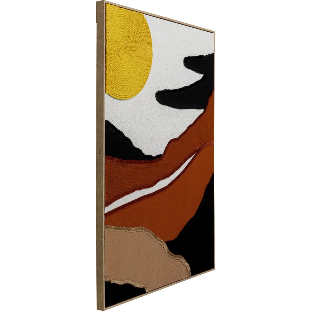 Tableau lever de soleil en polyester 73x113 — vue 4