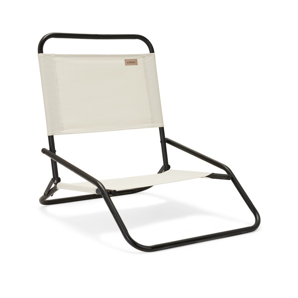 Chaise de plage pliable noir Chaise de plage pliable noir