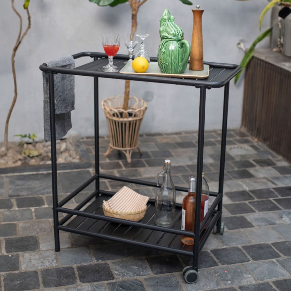 Desserte pour plancha Noir - Maisons du Monde