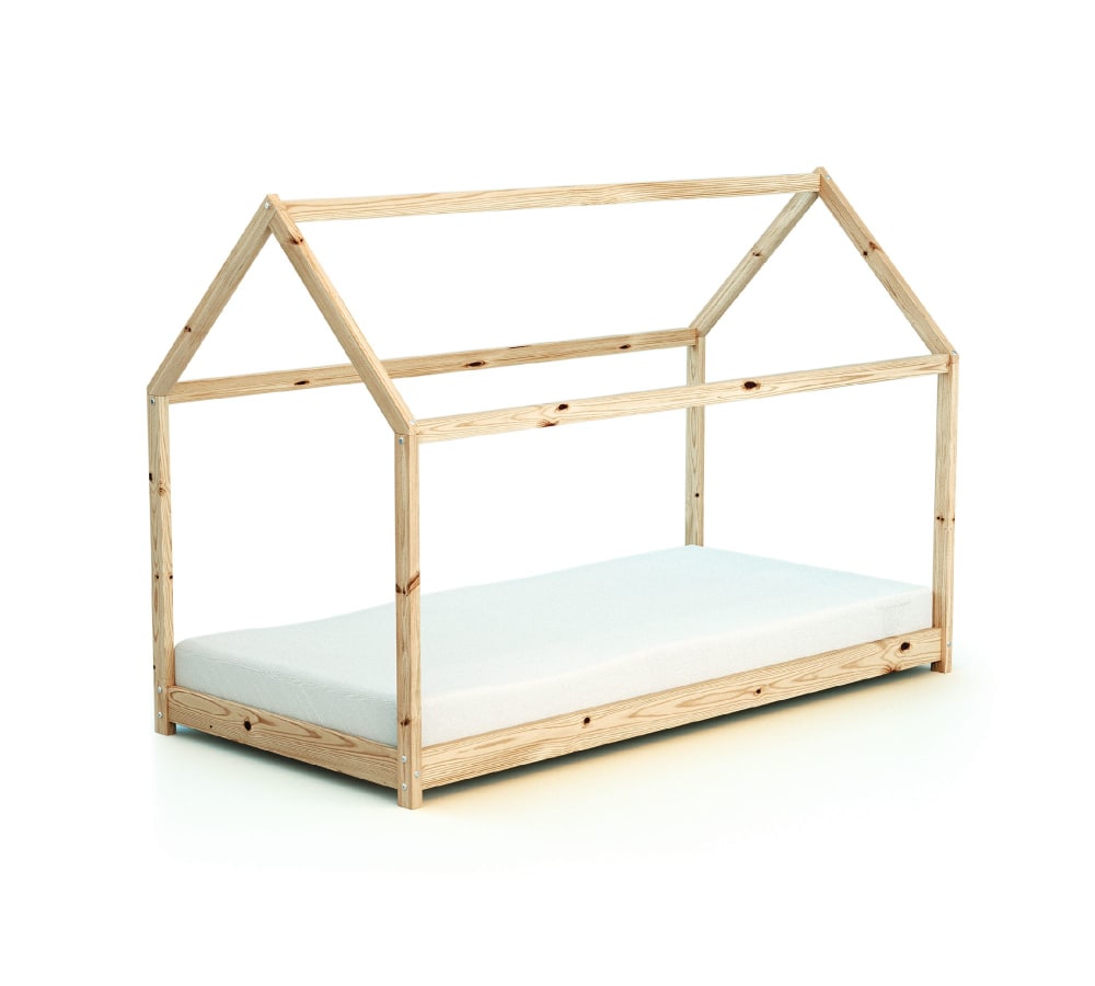 Lit enfant Cabane 90 x 190 en bois