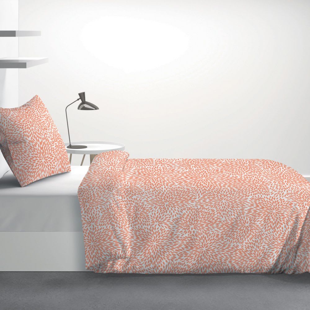 Parure de lit 1 place microfibre à motifs 140x200 cm - Maisons du Monde