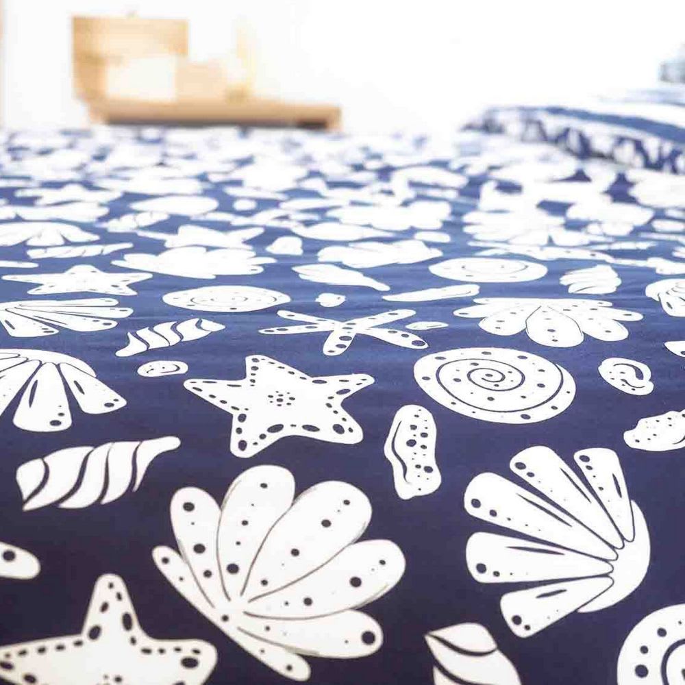 Parure de lit 2 places coton à motifs 220x240 cm - Maisons du Monde