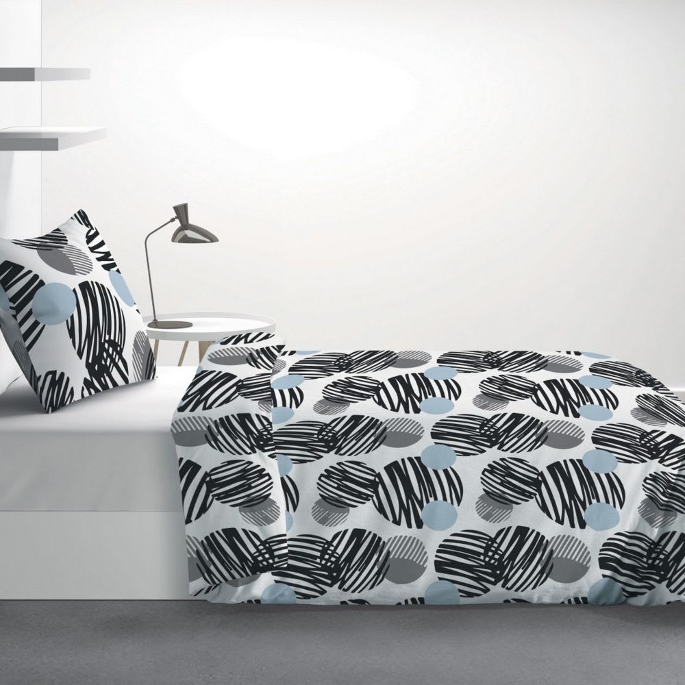 Parure de lit 1 place polyester à motifs 140x200 cm - Maisons du Monde