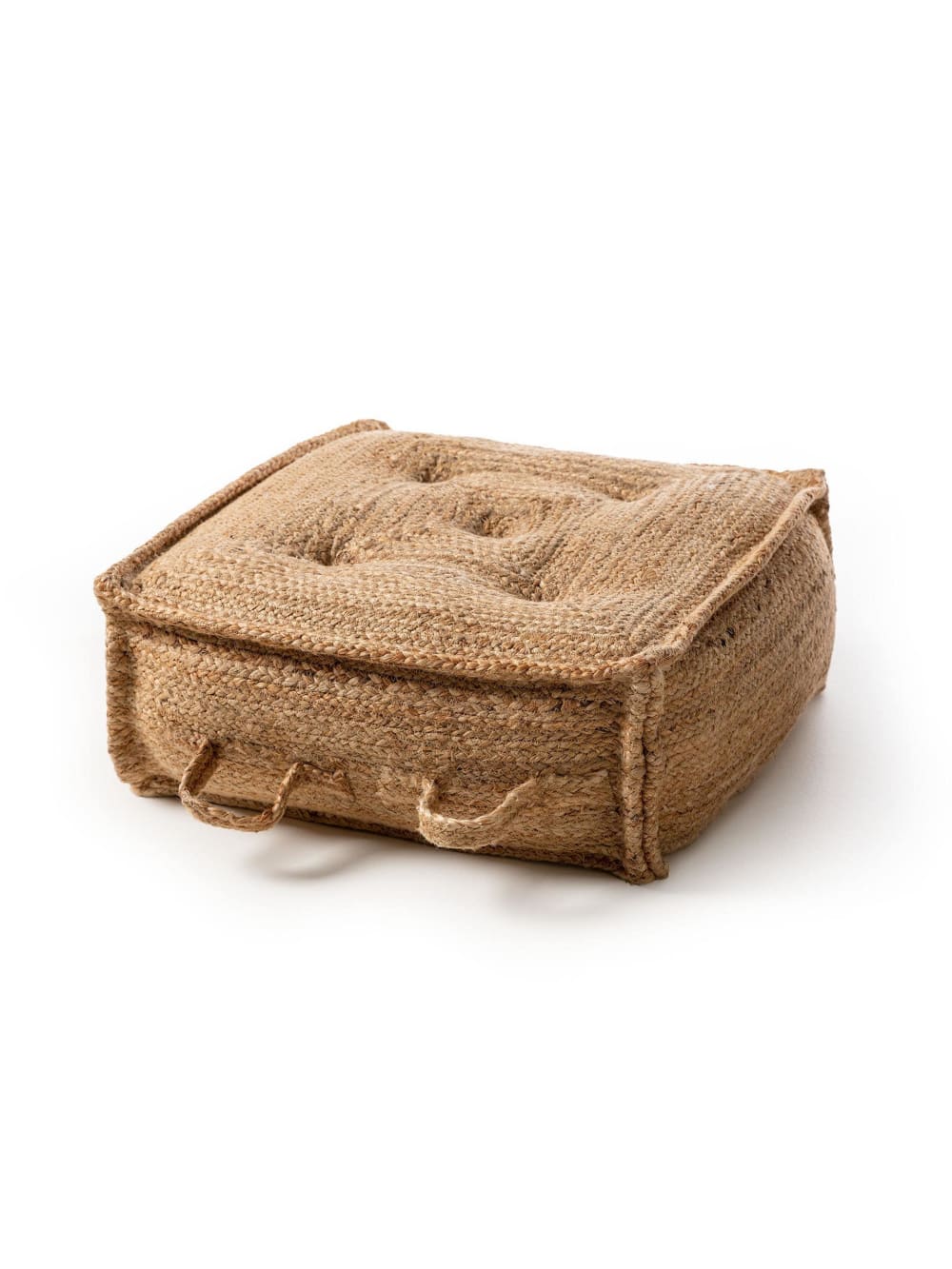coussin de sol marron
