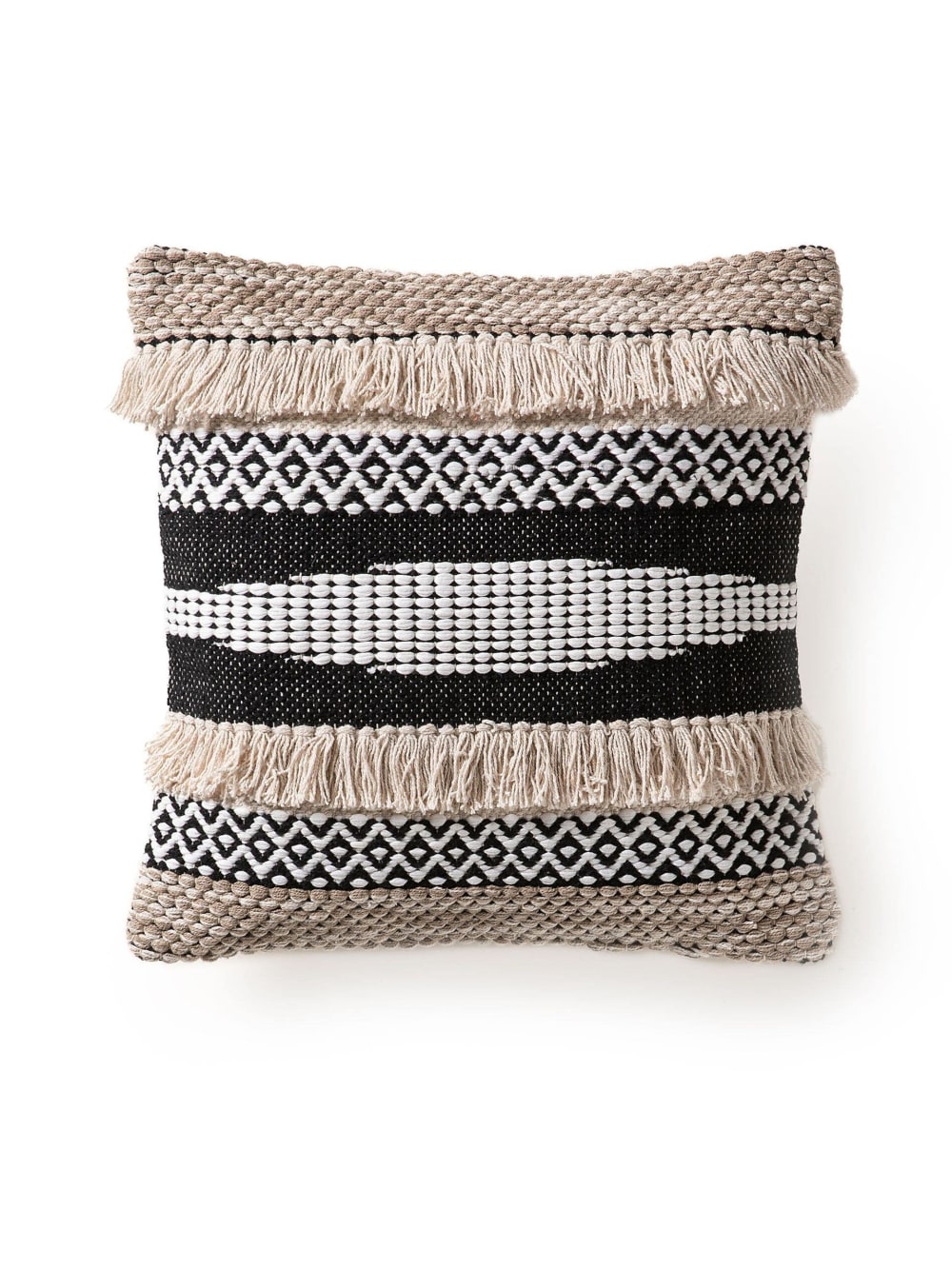 Housse de coussin noir & blanc 45x45 Housse de coussin noir & blanc 45x45