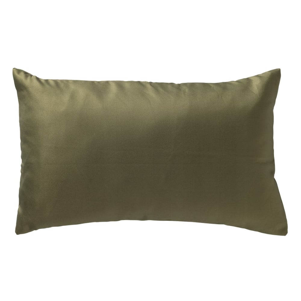 textino Outdoor Kissenbezug 30x50 cm Grün Unifarbe style modern Grün Pes - Polyester