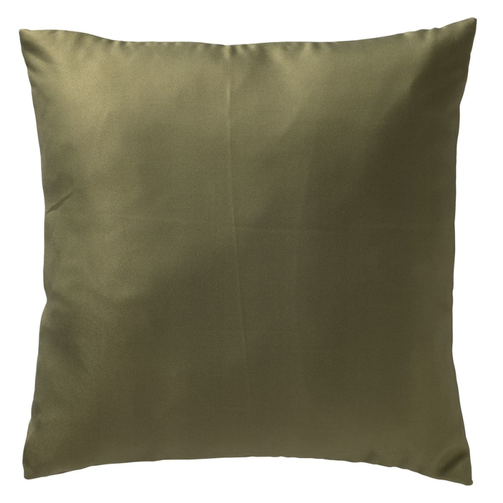Housse de coussin extérieur 45x45 cm Vert Couleur unie