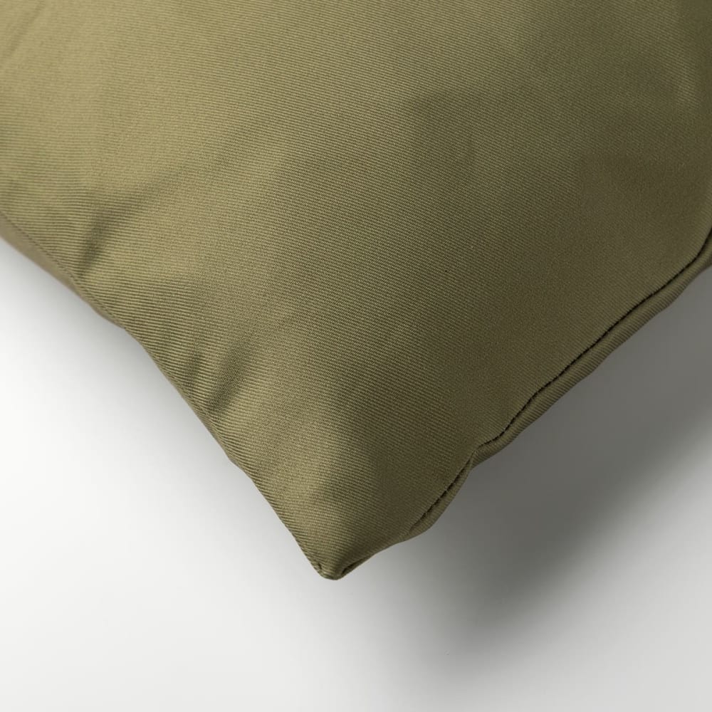 Housse de coussin extérieur 45x45 cm Vert Couleur unie - Maisons du Monde