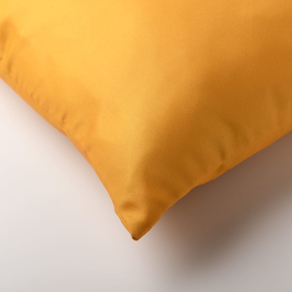Housse de coussin extérieur 45x45 cm Jaune Couleur unie - Maisons du Monde