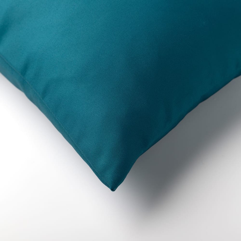 Coussin extérieur 30x50 cm Bleu Couleur unie - Maisons du Monde