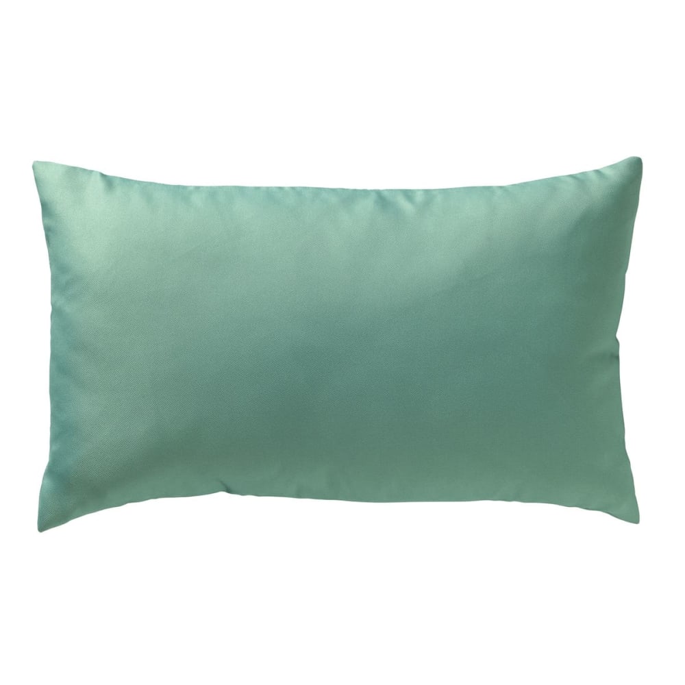textino Outdoor Kissenbezug 30x50 cm Grün Unifarbe style modern Grün Pes - Polyester