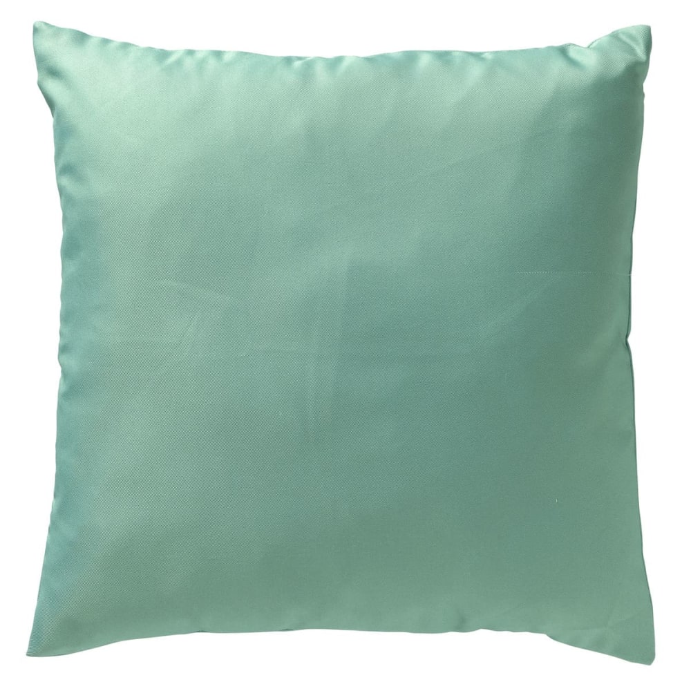Housse de coussin extérieur 45x45 cm Vert Couleur unie