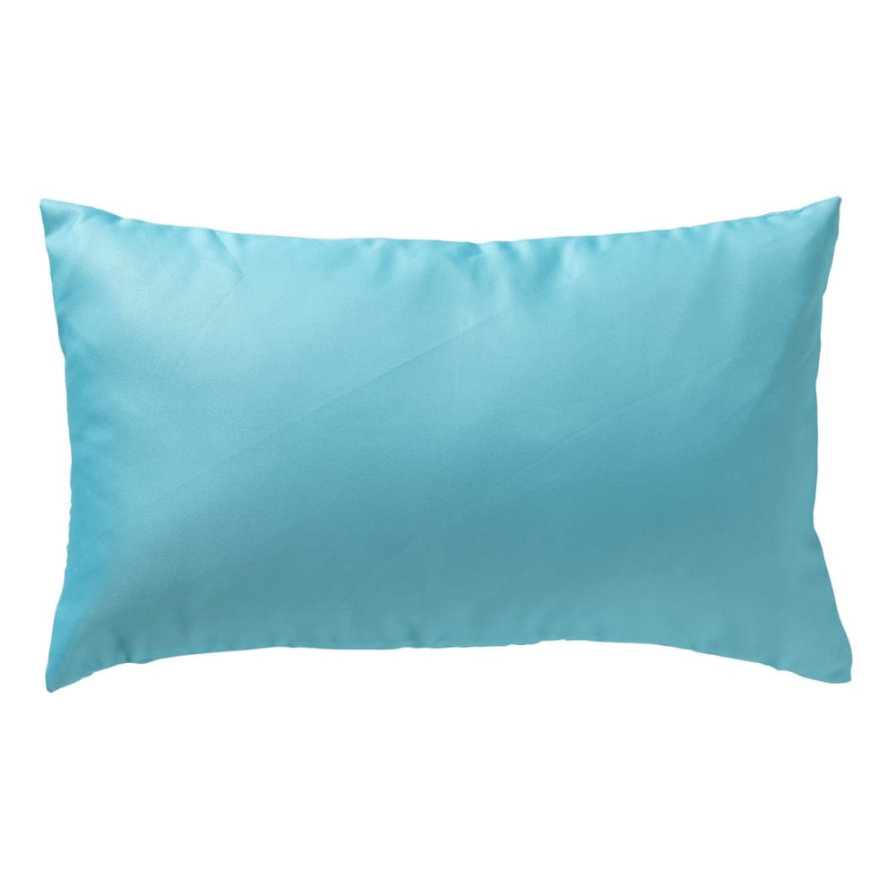 textino Outdoorkissen 30x50 cm Blau Unifarbe style modern Blau Pes - Polyester