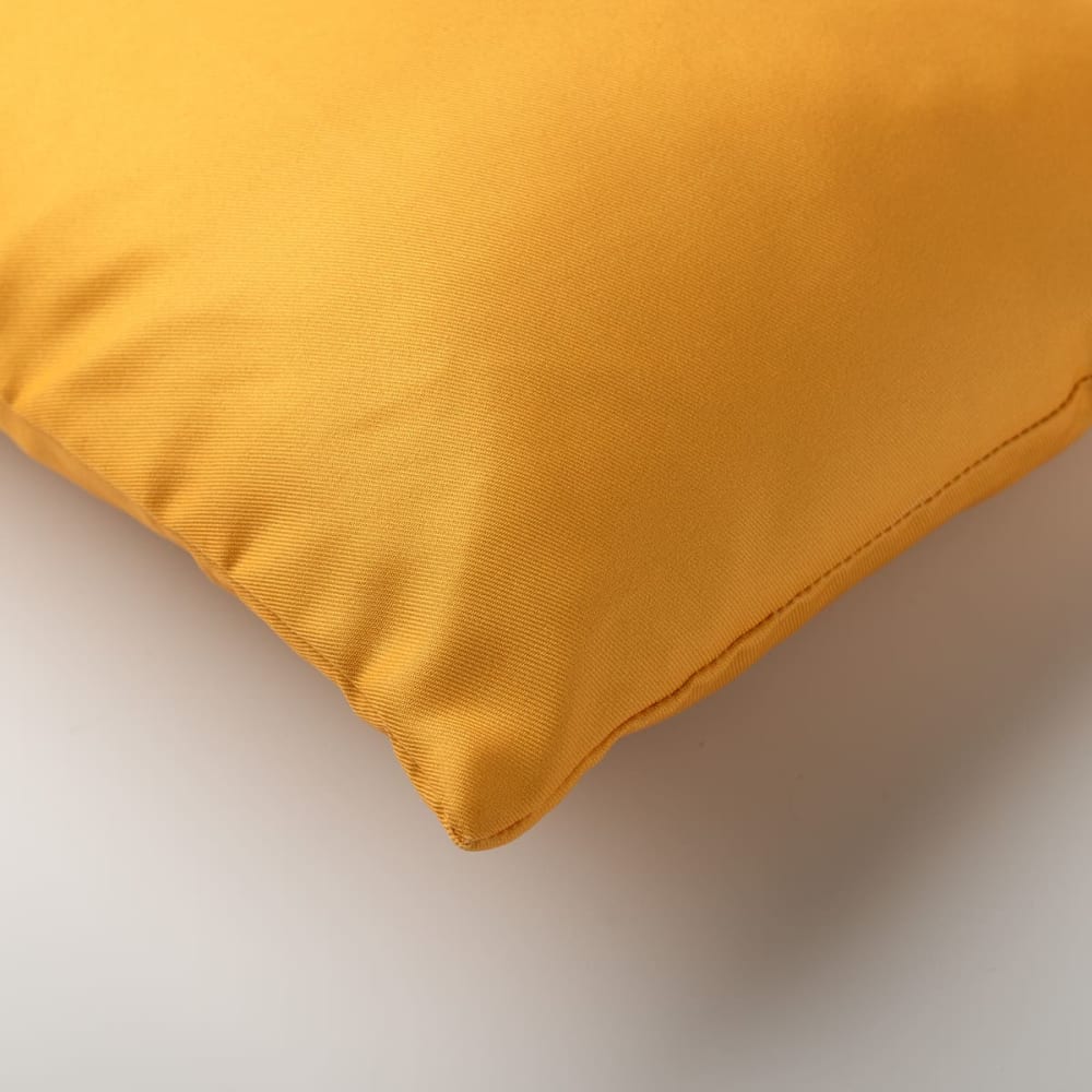 Coussin extérieur 30x50 cm Jaune Couleur unie - Maisons du Monde