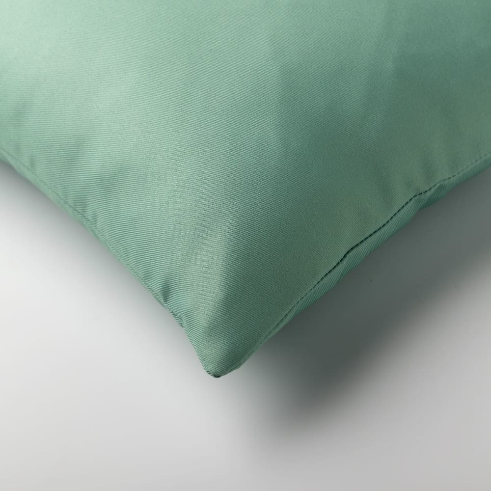 Coussin extérieur 30x50 cm Vert Couleur unie - Maisons du Monde